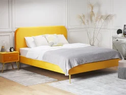 Säilytys<Beliani Yopoyta Sametti Laatikko Sinapinkeltainen Flayat