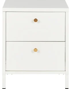 Säilytys<Beliani Yopoyta Teras 2 Laatikkoa Valkoinen Kylea